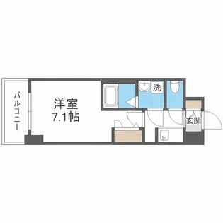 S-RESIDENCE大阪九条North【2階】の間取り