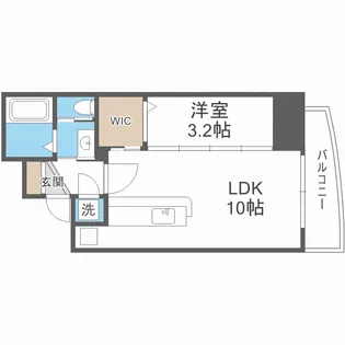 セレニテ堺筋本町プリエ【3階】の間取り