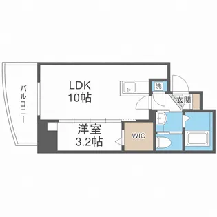 セレニテ堺筋本町プリエ【6階】の間取り