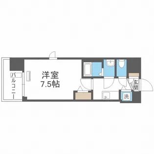 フォーリアライズ天神橋ルーチェ【10階】の間取り