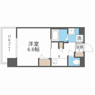 BPRレジデンス天満橋【3階】の間取り