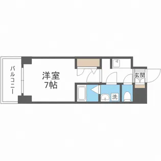 S-RESIDENCE大阪九条North【10階】の間取り