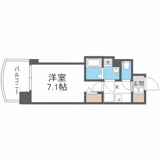 セレニテ日本橋プリエ【11階】の間取り