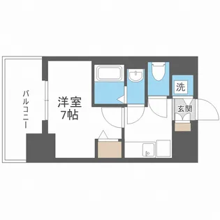 フォーリアライズ阿波座ウエスト【10階】の間取り
