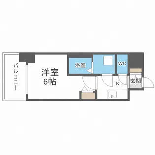 ファステート北大阪ラッセル【5階】の間取り