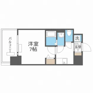 フォーリアライズ阿波座ウエスト【11階】の間取り