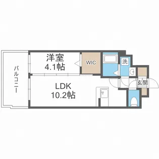セレニテ堺筋本町プリエ【3階】の間取り