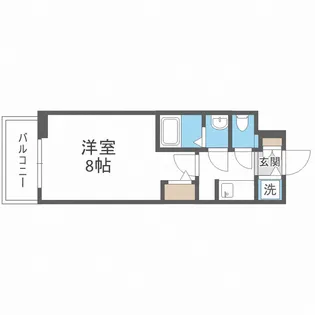 S-RESIDENCE福島grande【6階】の間取り