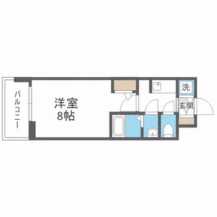 S-RESIDENCE福島grande【3階】の間取り