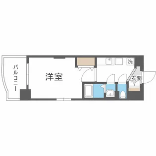 LUXE新大阪α【2階】の間取り
