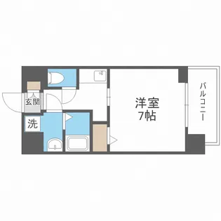 S-RESIDENCE福島grande【6階】の間取り
