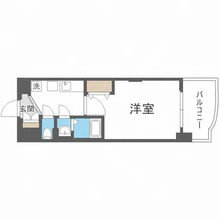 LUXE新大阪α【3階】の間取り