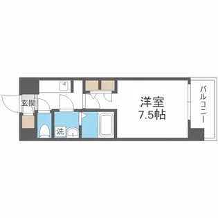 S-RESIDENCE福島grande【6階】の間取り