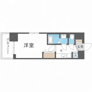 Luxe新大阪α【3階】の間取り