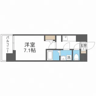 S-RESIDENCE福島grande【8階】の間取り