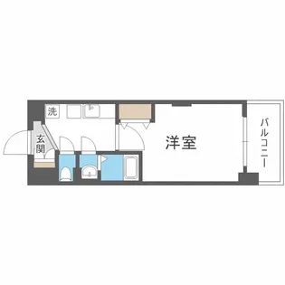 LUXE新大阪α【4階】の間取り