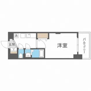 LUXE新大阪α【3階】の間取り