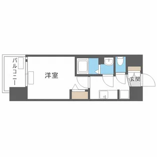 プレサンス南堀江【8階】の間取り