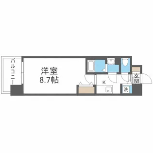 サムティ都島North【10階】の間取り