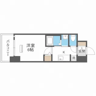 エステムコート大阪WEST【3階】の間取り