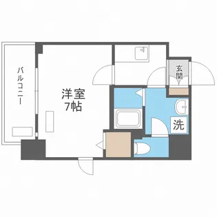 フォーリアライズ大正ソーレ【9階】の間取り