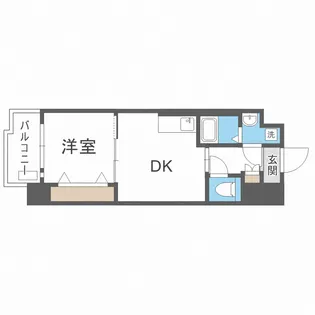 フォーリアライズ大阪ウエストベイ【3階】の間取り