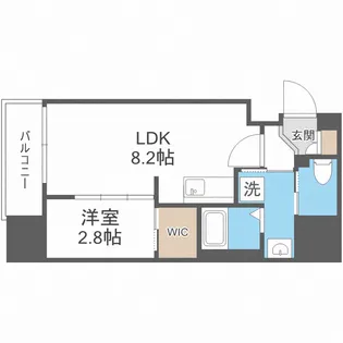 レジデンス難波南【11階】の間取り