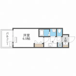 スワンズシティ大阪城北詰【6階】の間取り