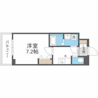 Dimus新大阪【14階】の間取り