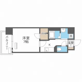 スワンズシティ大阪城北詰【2階】の間取り