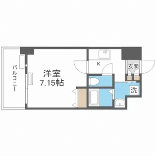 ジェーピーレジデンス大阪城東3【4階】の間取り