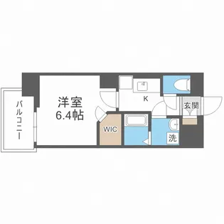 エスリード大阪上本町レジェーロ【12階】の間取り