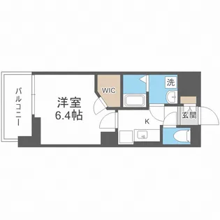 エスリード大阪上本町レジェーロ【2階】の間取り