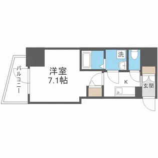 レジデンス難波南【14階】の間取り