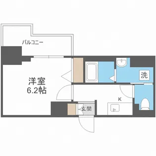 Dimus新大阪【6階】の間取り