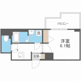 Dimus新大阪【7階】の間取り