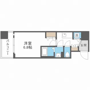 レオンコンフォート堀江公園【4階】の間取り