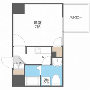 Gravis城東中央【5階】の間取り