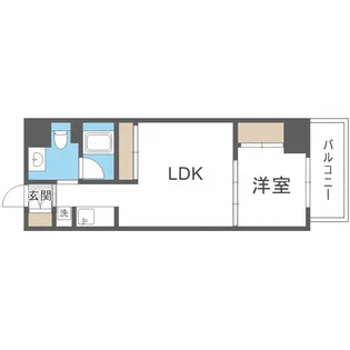 Uresidence Temmabashi 【8階】の間取り