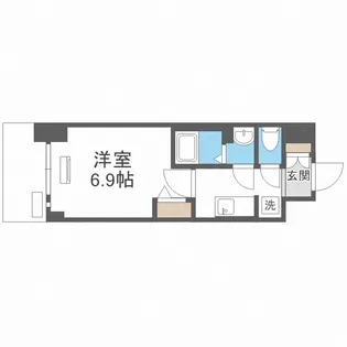 スワンズシティ大阪城コスタ【4階】の間取り