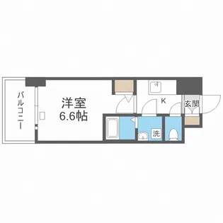 エスリード大阪梅田WEST【3階】の間取り