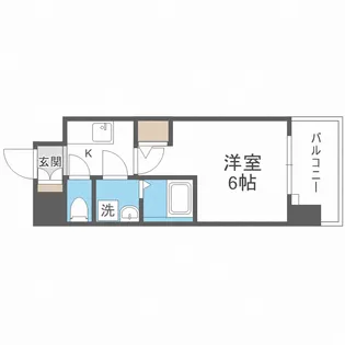 エスリード弁天町ポートヴィラ【10階】の間取り