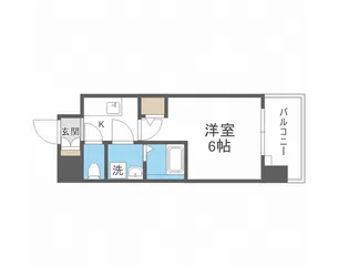 エスリード弁天町ポートヴィラ【9階】の間取り