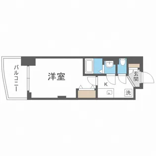 Luxe淡路Ⅱ【5階】の間取り
