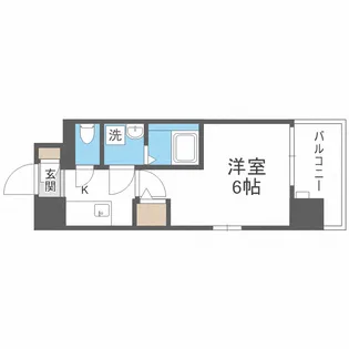 エスリード弁天町ポートヴィラ【3階】の間取り