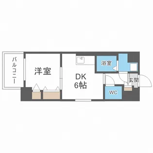 ファステート都島ピース【9階】の間取り