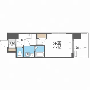 レジュールアッシュ桜宮リバーコート【6階】の間取り