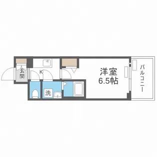 レジュールアッシュ桜宮リバーコート【9階】の間取り