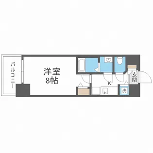 ディクス福島レジデンス【13階】の間取り