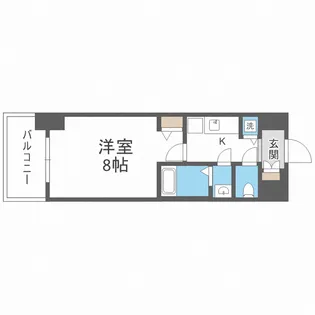 ディクス福島レジデンス【7階】の間取り